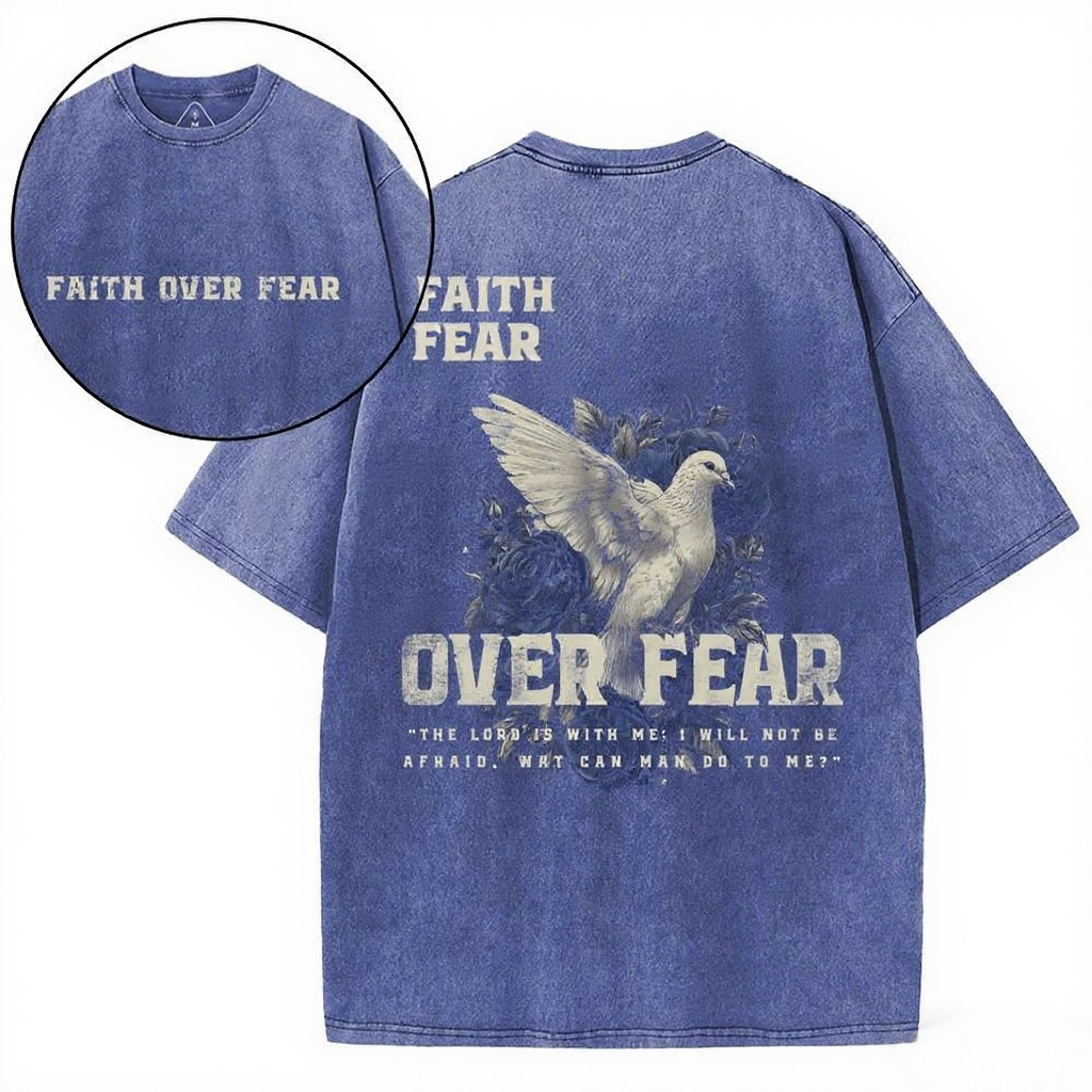 Christian Washed T-Shirt | My Worship Is Lord Because My Wounds Were Deep
