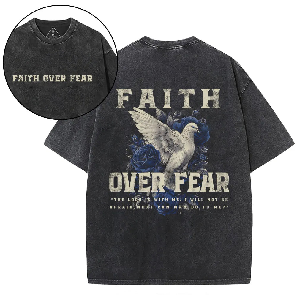 Christian Washed T-Shirt | My Worship Is Lord Because My Wounds Were Deep