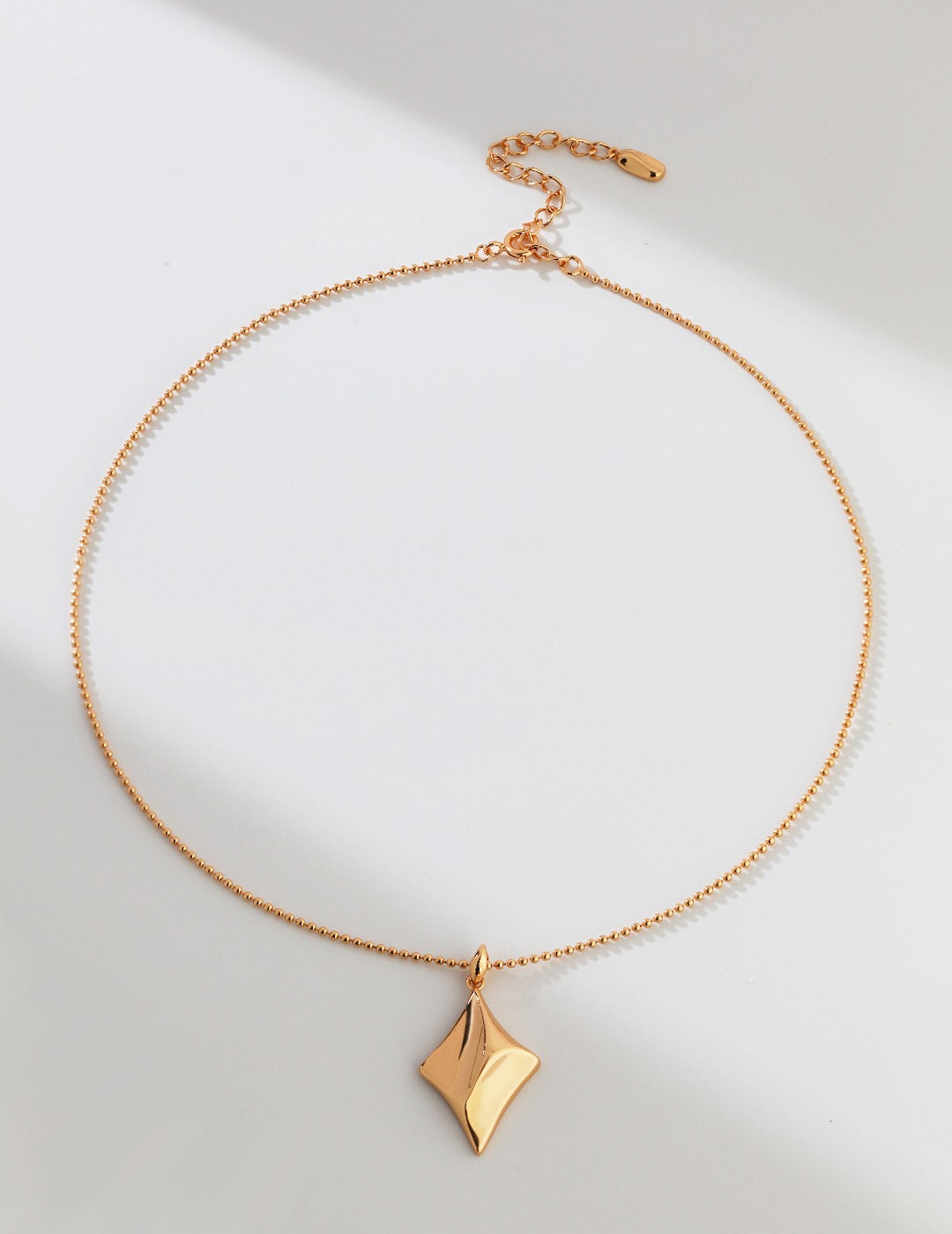 Crowned Ice S925 Sterling Silver Necklace/Earrings - Vintage Gold & White Gold Plated 4-Sided Star Pendant