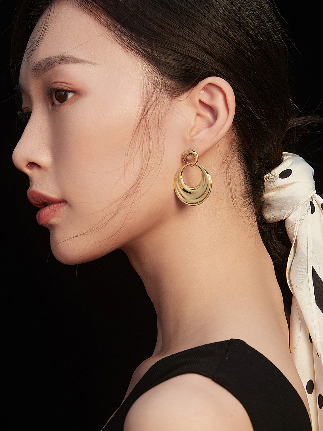 Crowned Ice S925 Silver Light Gold Plated, Delicate Commute Studs, Simple Elegant Everyday Earrings