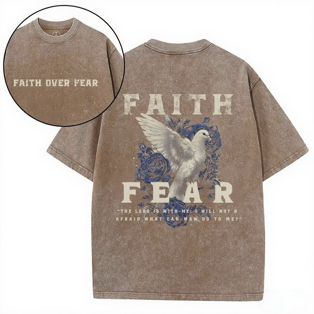 Christian Washed T-Shirt | My Worship Is Lord Because My Wounds Were Deep
