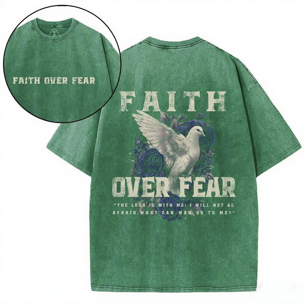 Christian Washed T-Shirt | My Worship Is Lord Because My Wounds Were Deep