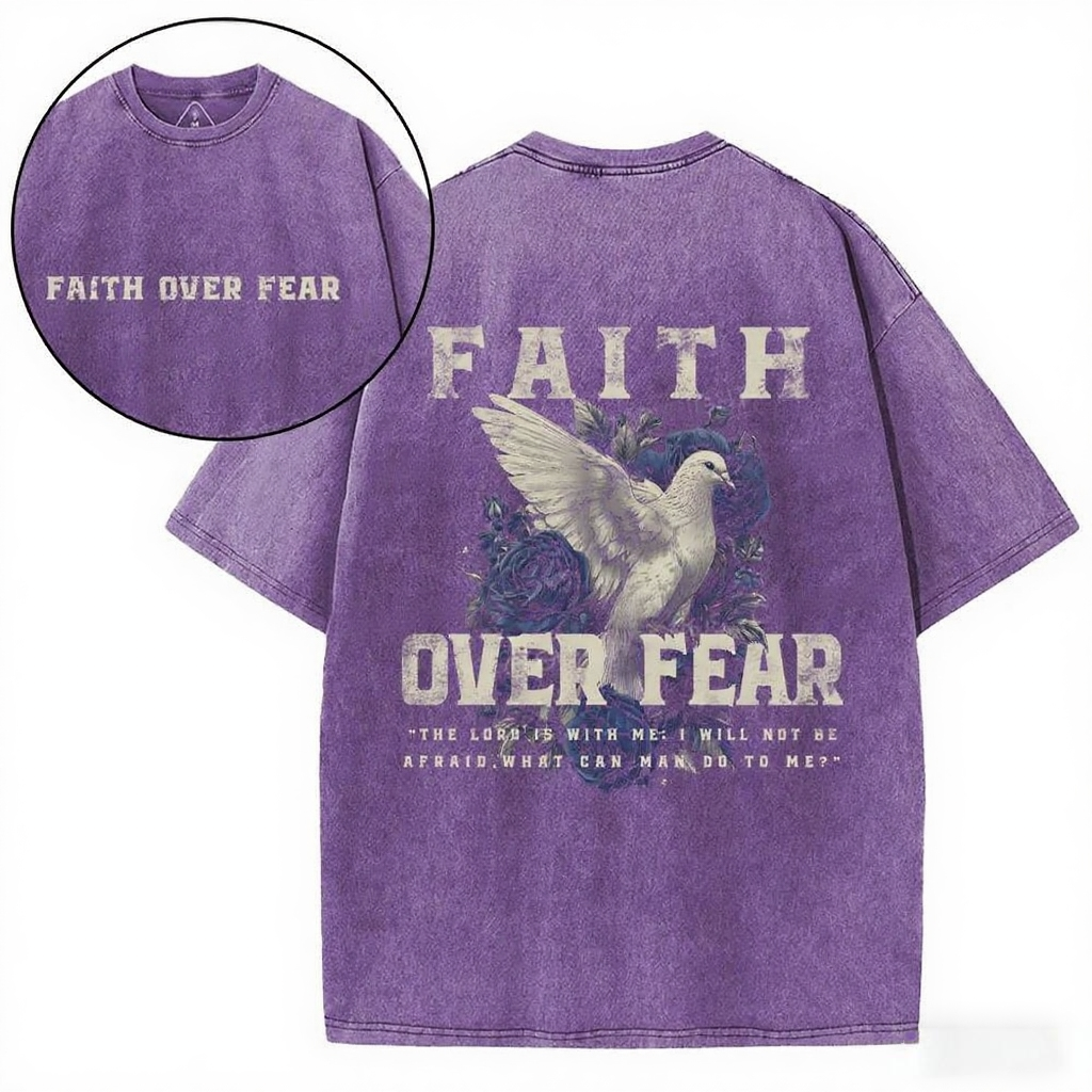 Christian Washed T-Shirt | My Worship Is Lord Because My Wounds Were Deep