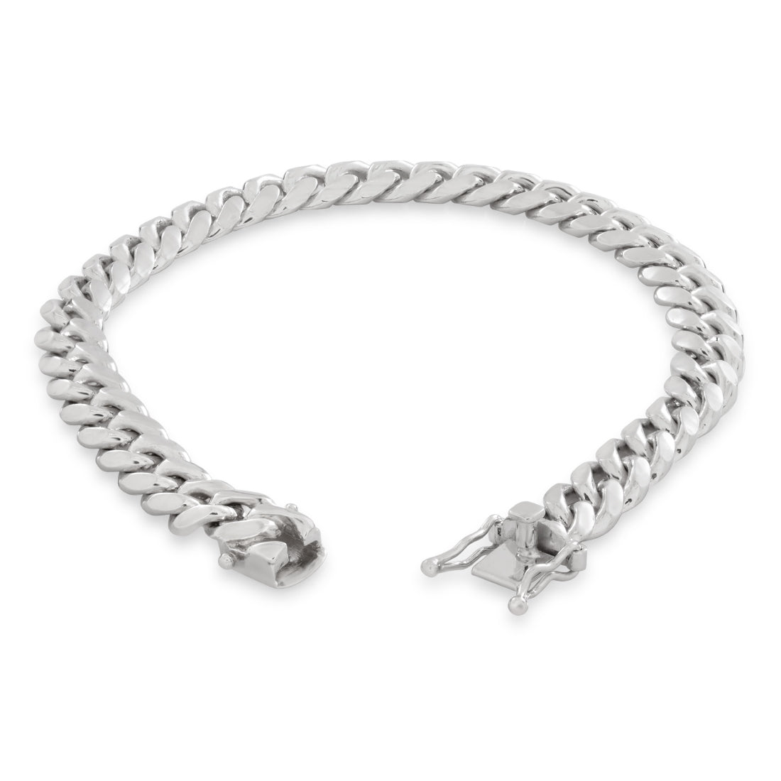 Crowned Ice 5mm Miami Cuban Link Bracelet