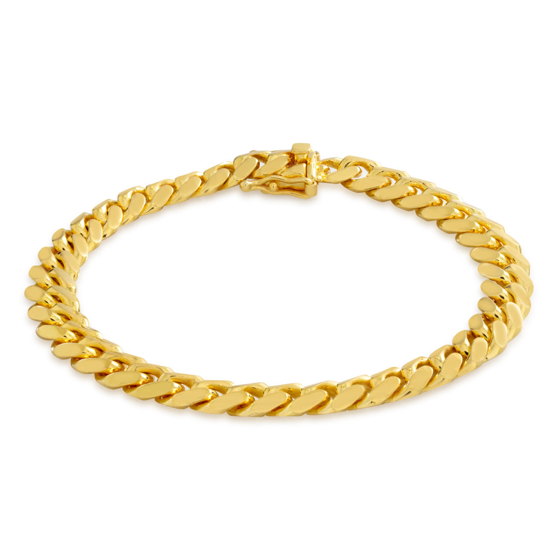 Crowned Ice 5mm Miami Cuban Link Bracelet
