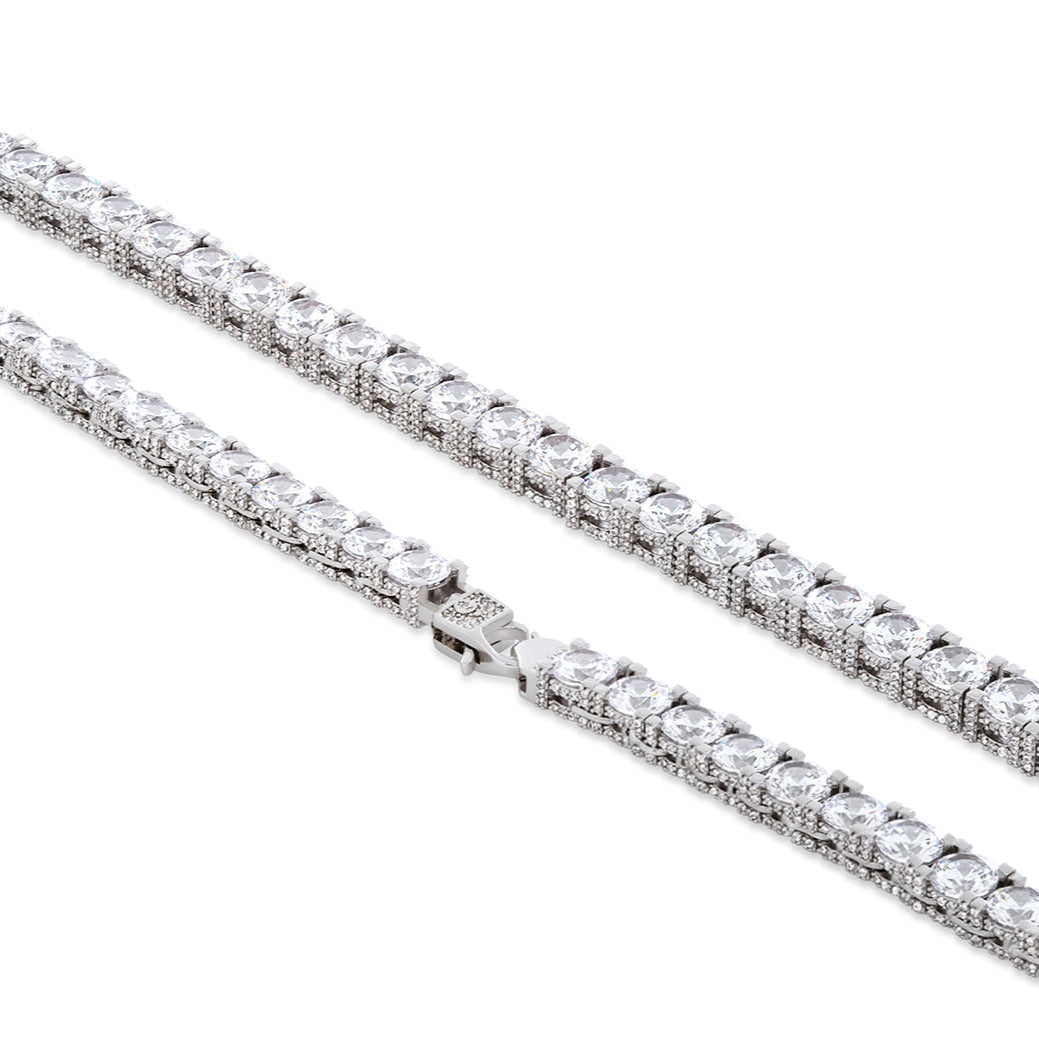 Crowned Ice 6mm Icy Tennis Chain