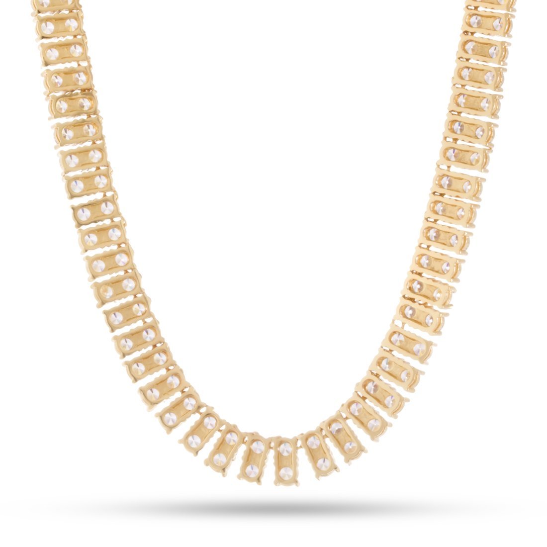 Crowned Ice 8mm Double-Row Tennis Chain