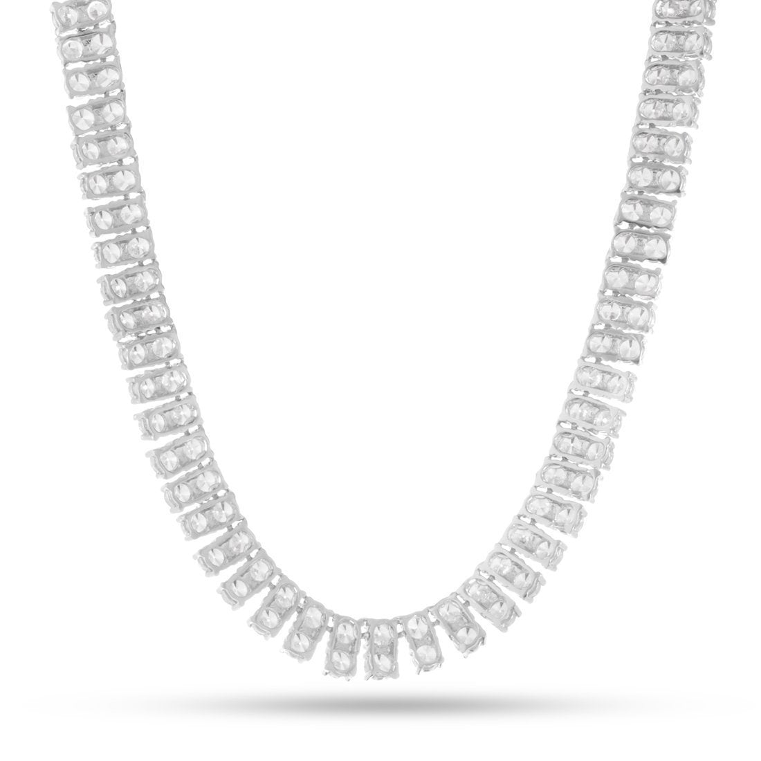 Crowned Ice 8mm Double-Row Tennis Chain
