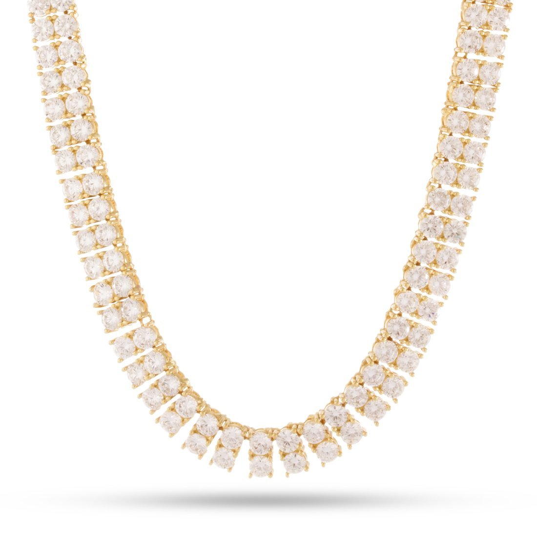Crowned Ice 8mm Double-Row Tennis Chain
