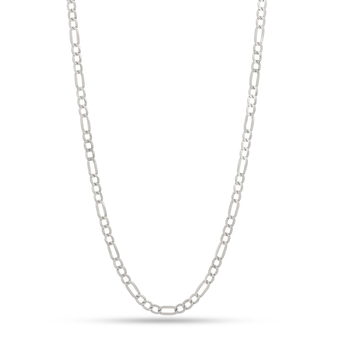 Crowned Ice 8mm Figaro Chain