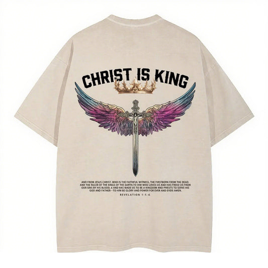 Christian Washed T-Shirt | Christ Is King