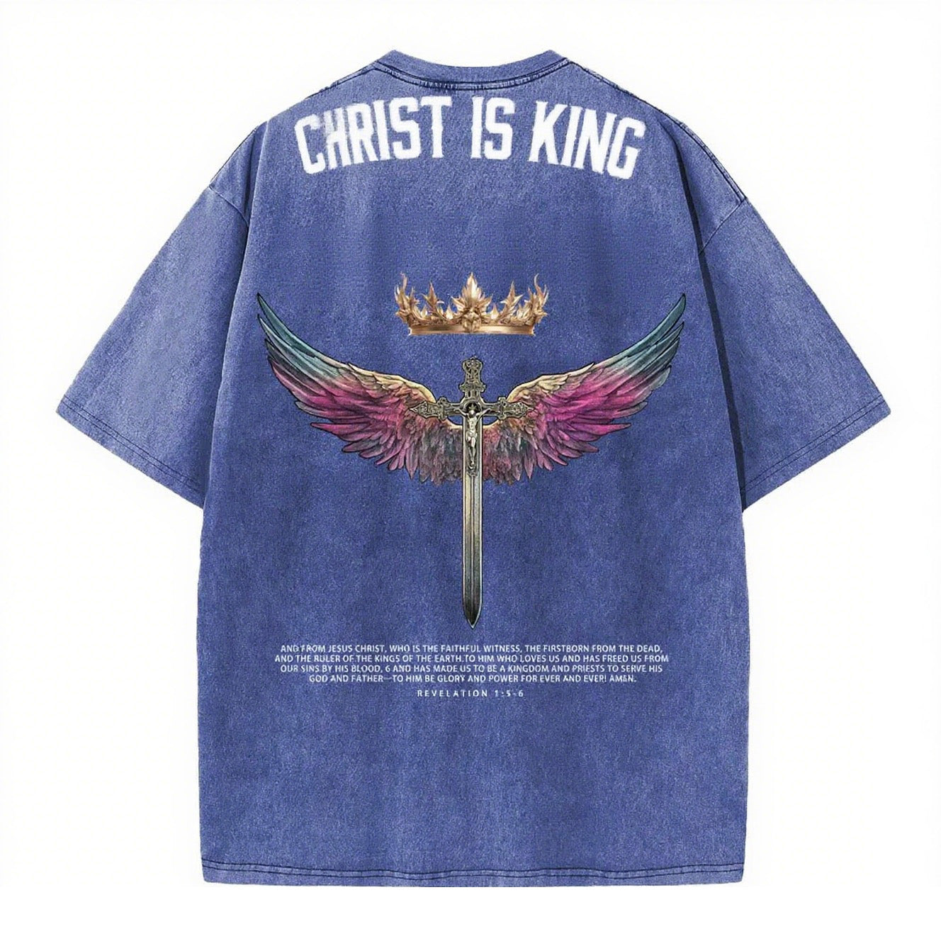 Christian Washed T-Shirt | Christ Is King