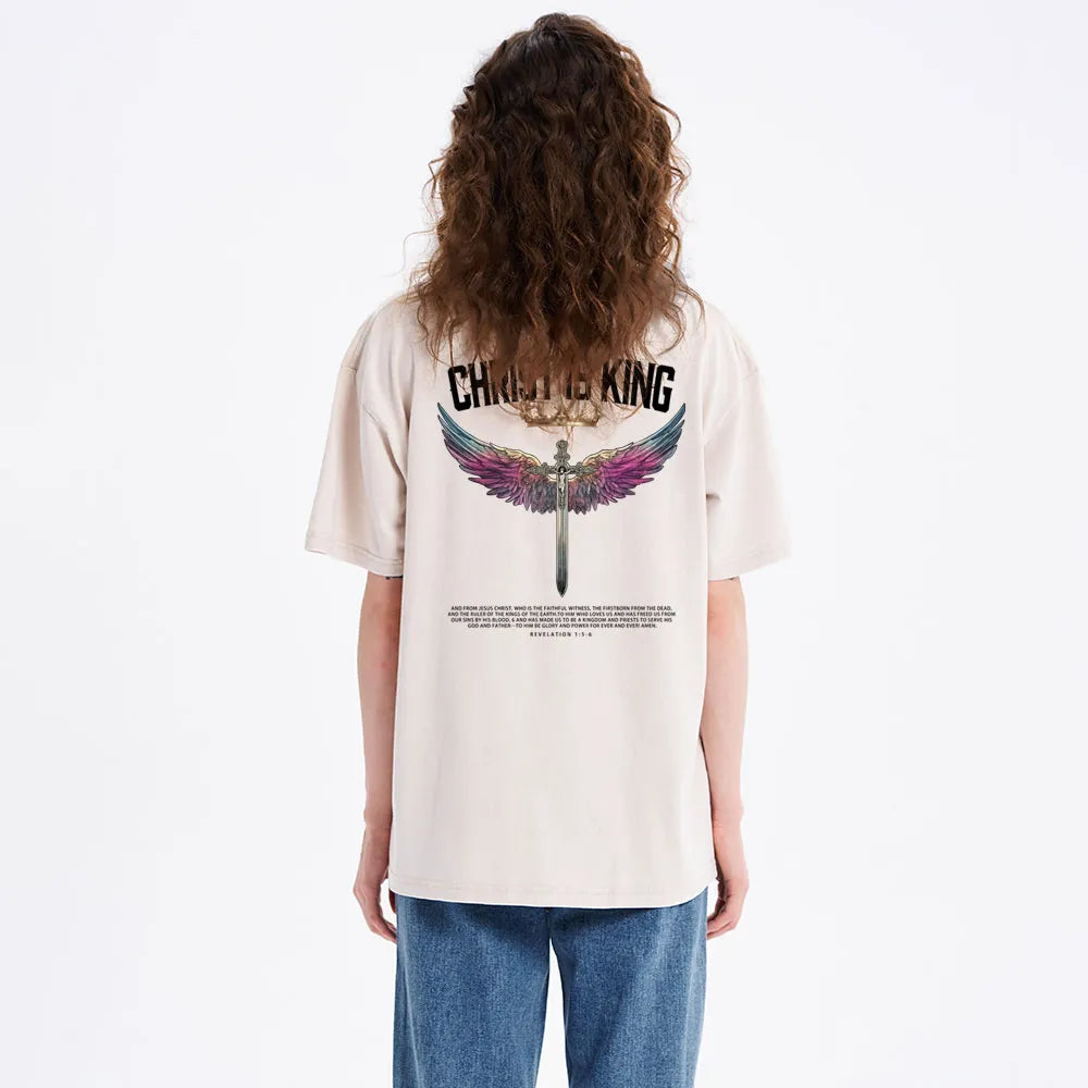 Christian Washed T-Shirt | Christ Is King