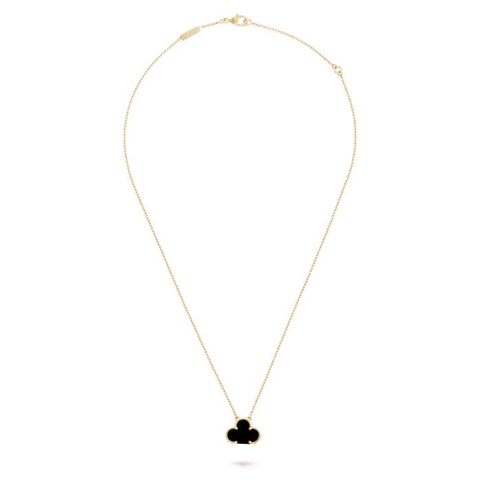 925 Silver Clover Leaf Necklace with 18K Gold Plating