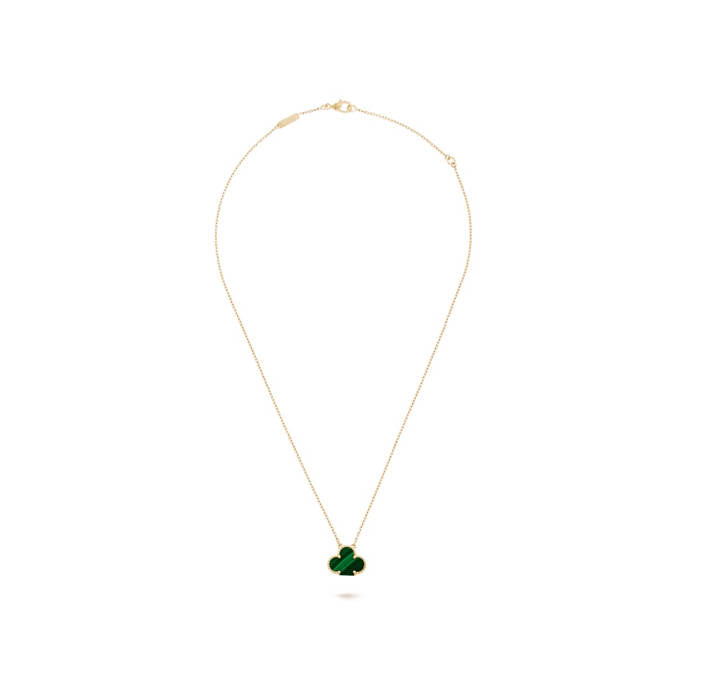 925 Silver Clover Leaf Necklace with 18K Gold Plating