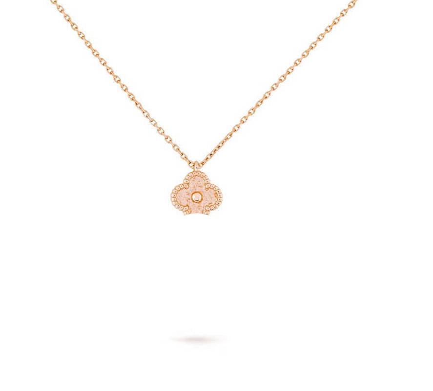 925 Silver Clover Leaf Necklace with 18K Gold Plating