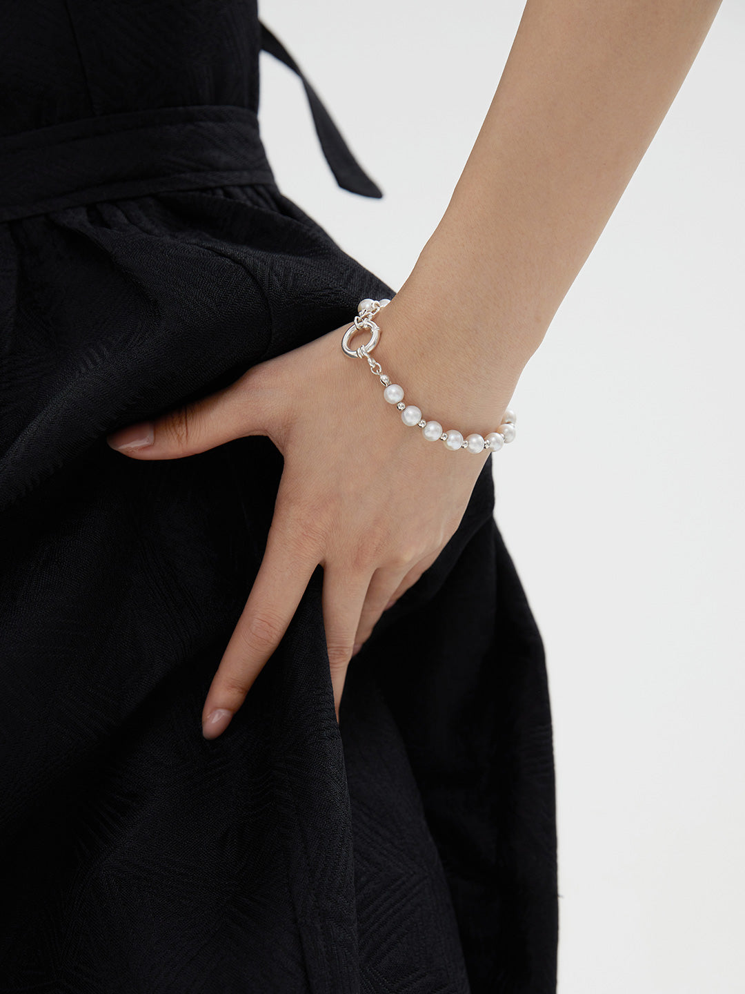 Designer Collection Pearl Chain Bracelet