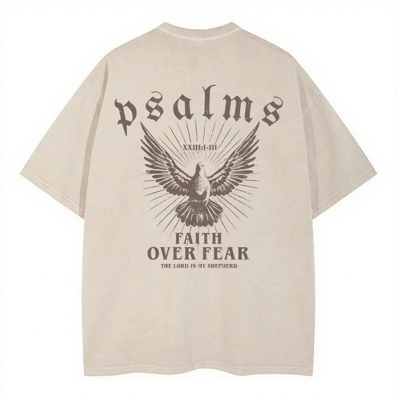 Christian Washed T-Shirt | Faith Over Fear