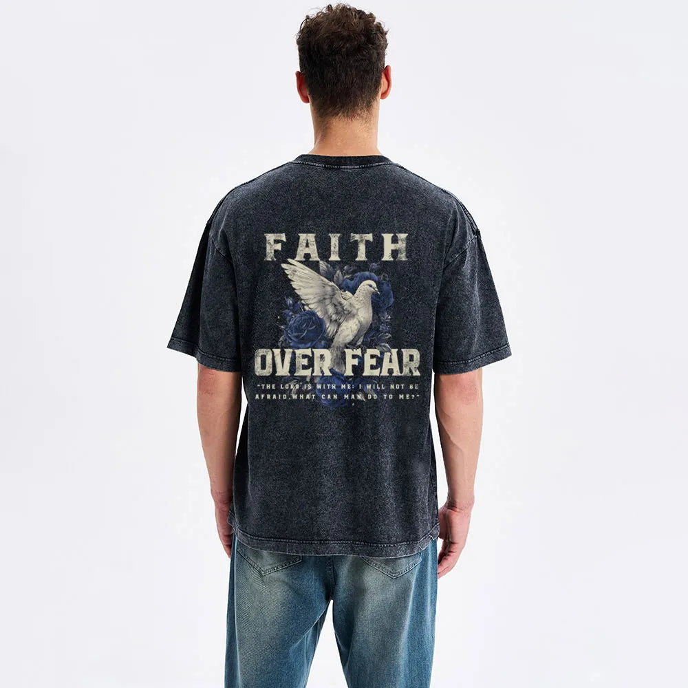 Christian Washed T-Shirt | My Worship Is Lord Because My Wounds Were Deep