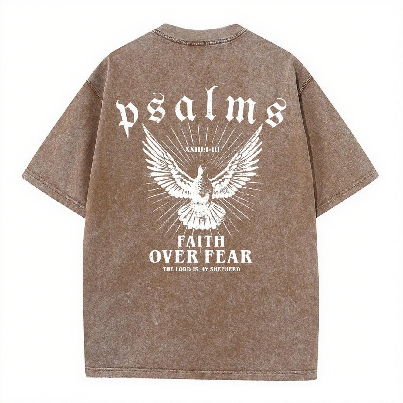 Christian Washed T-Shirt | Faith Over Fear