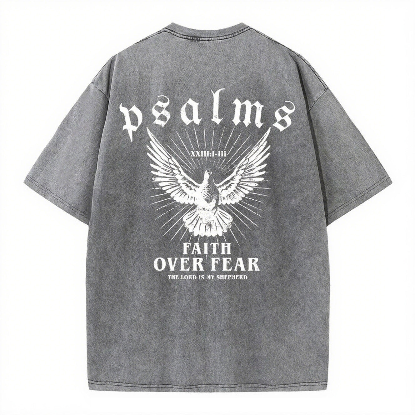 Christian Washed T-Shirt | Faith Over Fear