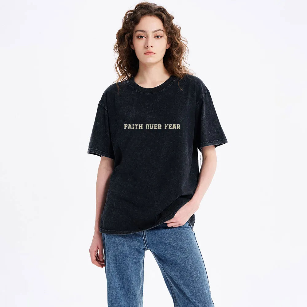 Christian Washed T-Shirt | My Worship Is Lord Because My Wounds Were Deep