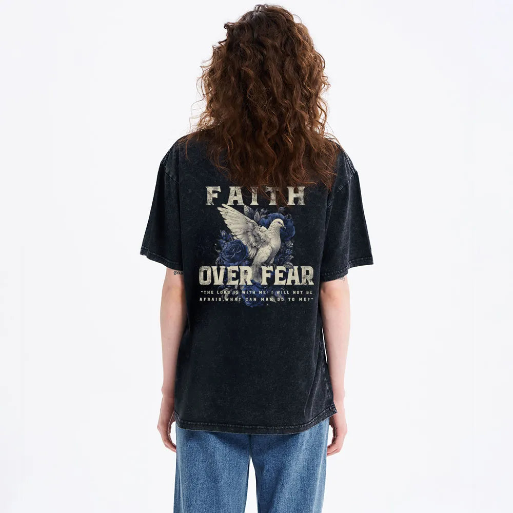 Christian Washed T-Shirt | My Worship Is Lord Because My Wounds Were Deep