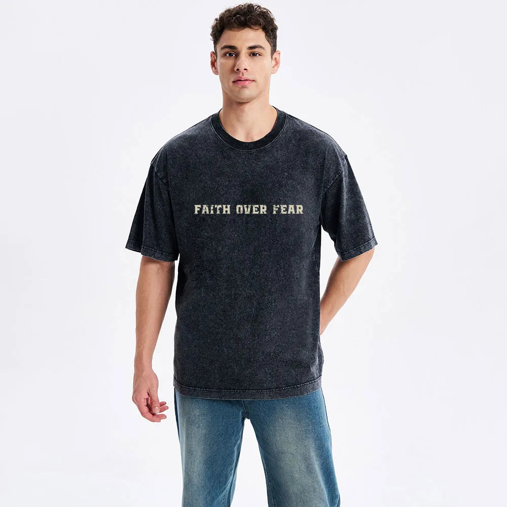 Christian Washed T-Shirt | My Worship Is Lord Because My Wounds Were Deep