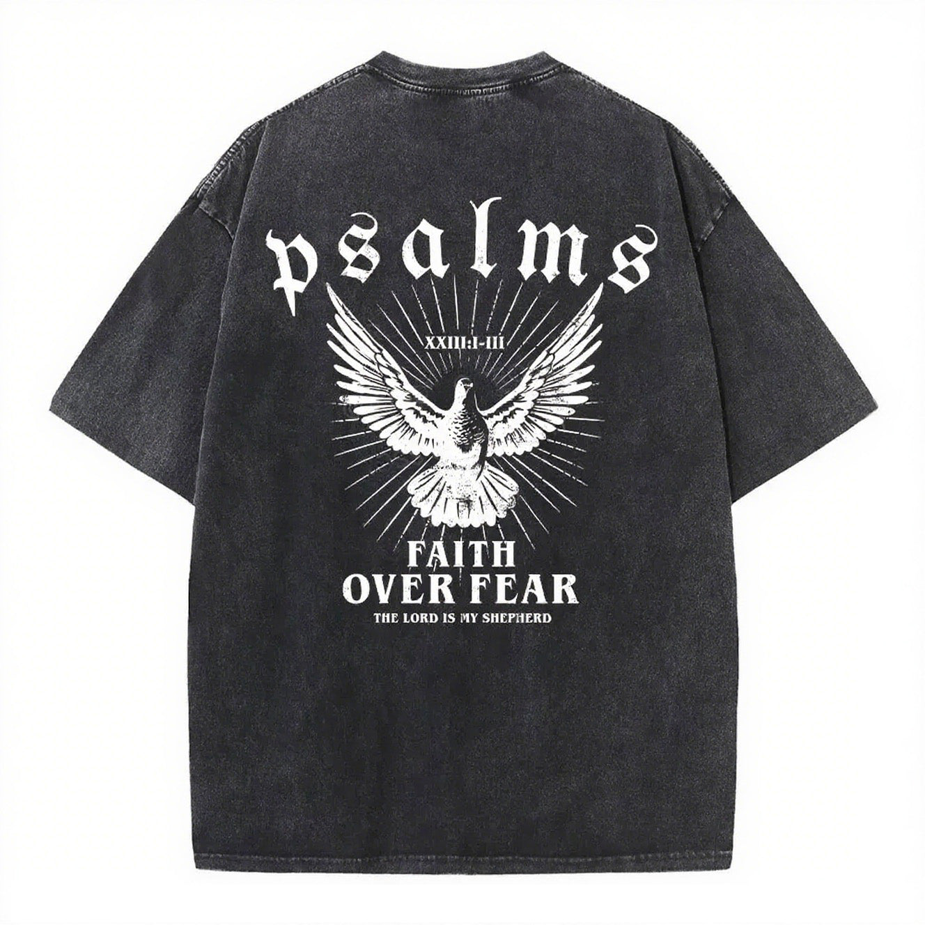 Christian Washed T-Shirt | Faith Over Fear