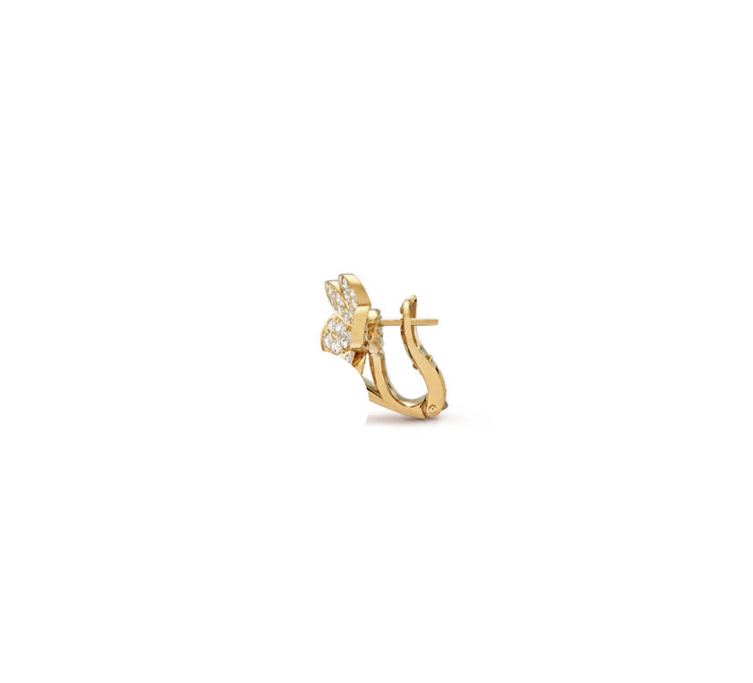 925 silver clover leaf earrings detail view 2