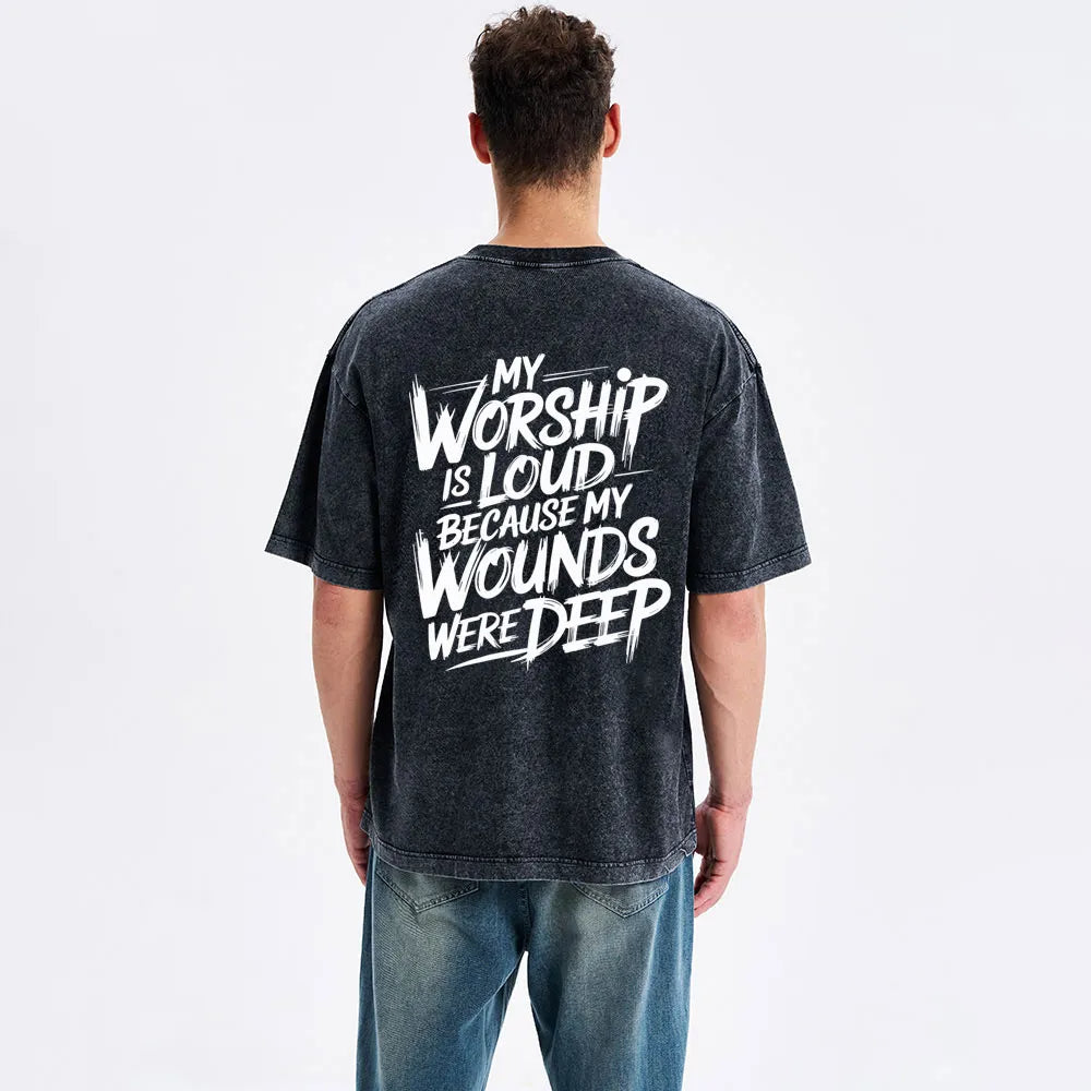 Christian Washed T-Shirt | Pickles And Jesus