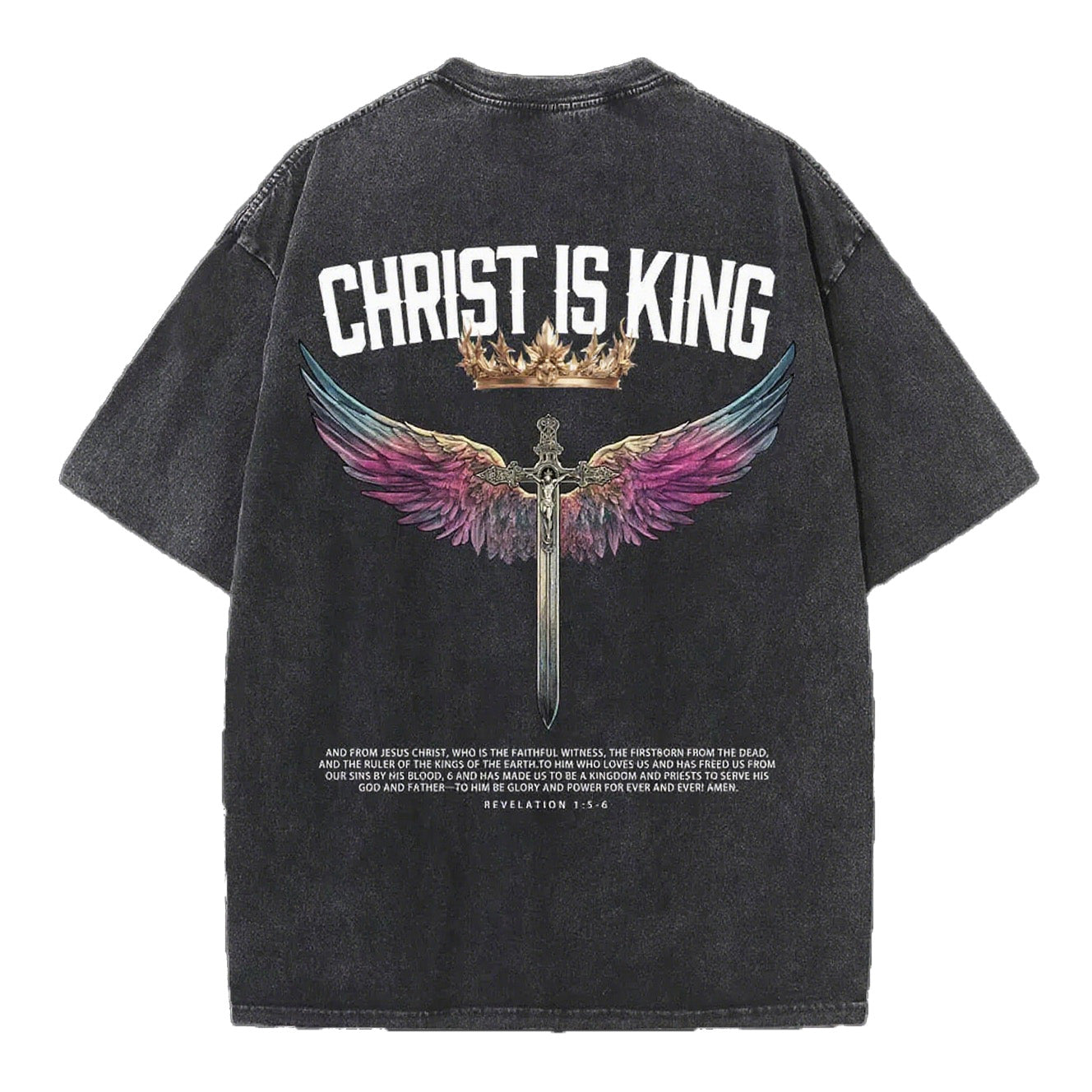 Christian Washed T-Shirt | Christ Is King