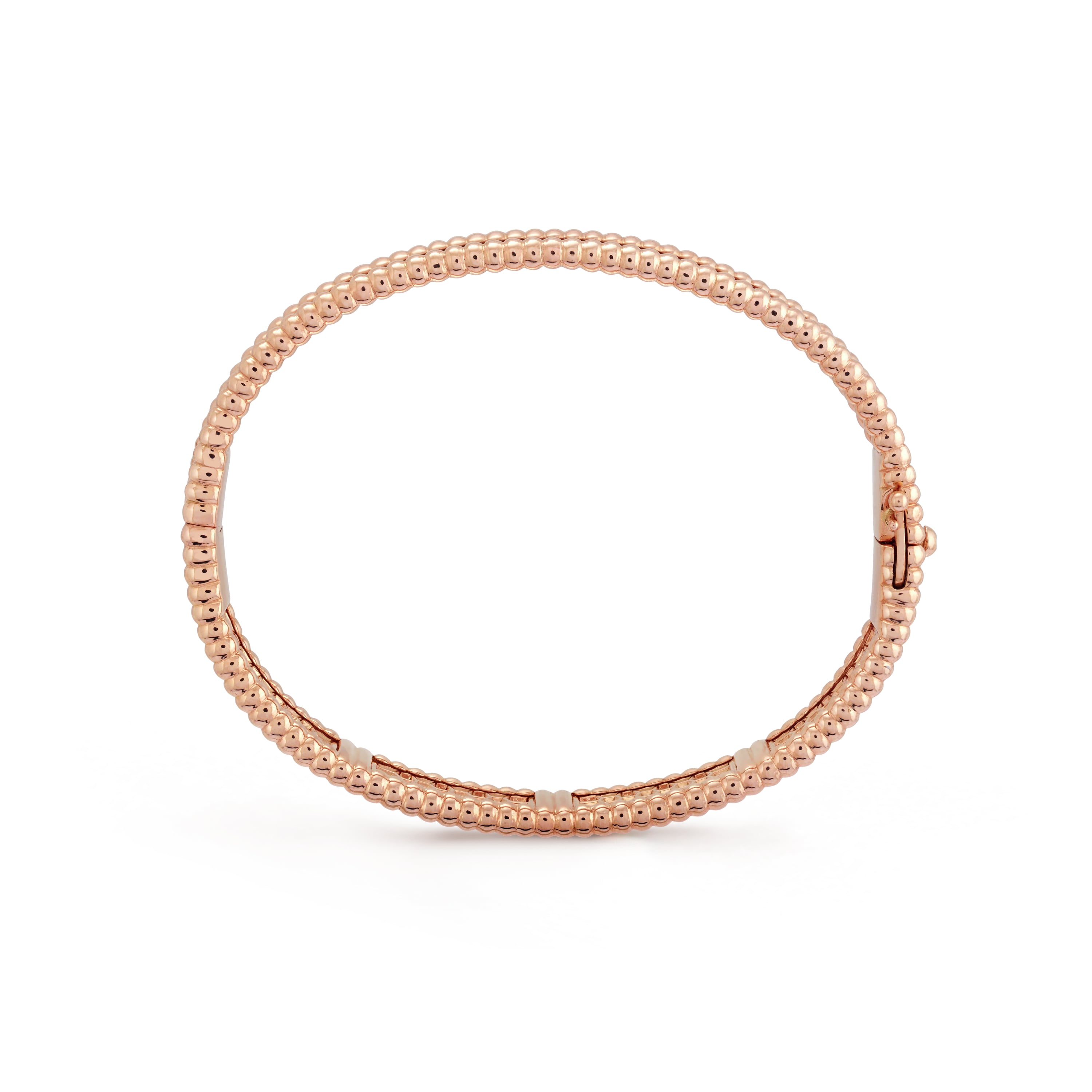 Perlee Bangle, 18K Gold Plated, Inlaid Cubic Zircon