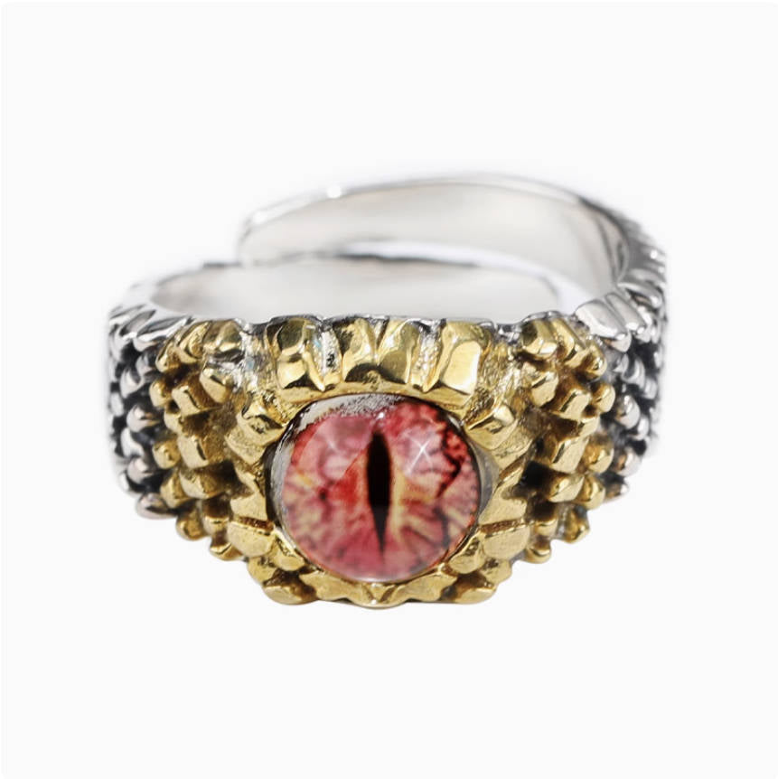 Crowned Ice S925 Silver Evil Eye Adjustable Ring – Youthful INS Design
