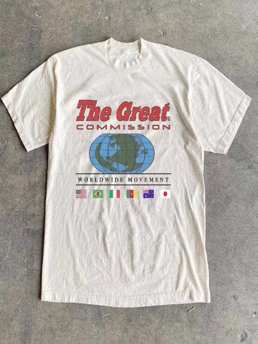 "GREAT COMMISSION" TEE | IVORY | TRENDING!