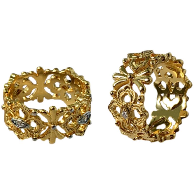clover leaf ring detail view 3