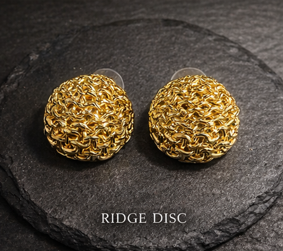 x THE SCULPTURAL EDIT Gold Earrings Collection
