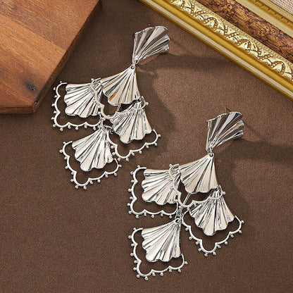Fashion Statement Leaf Drop Earrings – European & American Style