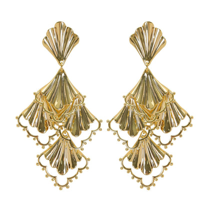 Fashion Statement Leaf Drop Earrings – European & American Style