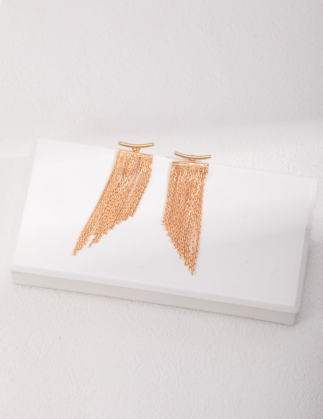 Crowned Ice S925 Sterling Silver Earrings - Vintage Gold Plated Elegant Drop Dangle Earrings for Women