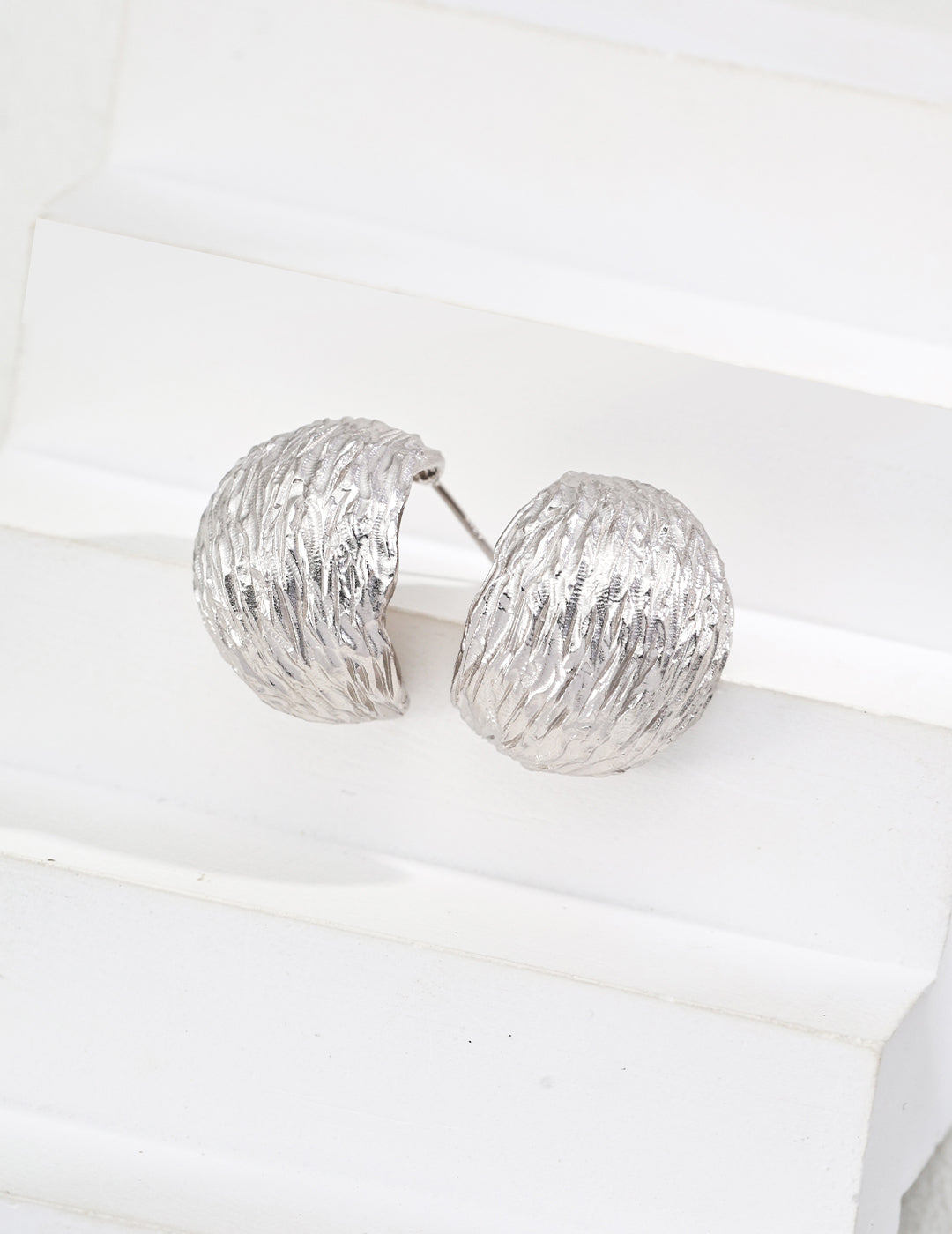 Crowned Ice S925 Sterling Silver, Retro Modern Drop Earrings for Women, Hypoallergenic Dangle Jewelry Gift