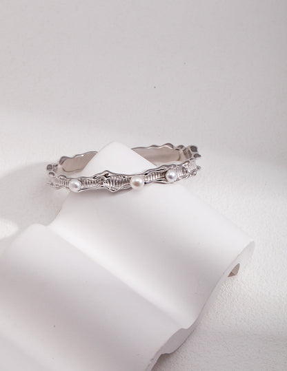 S925 Sterling Silver Natural Pearl Jewelry – Fluid Ocean Collection