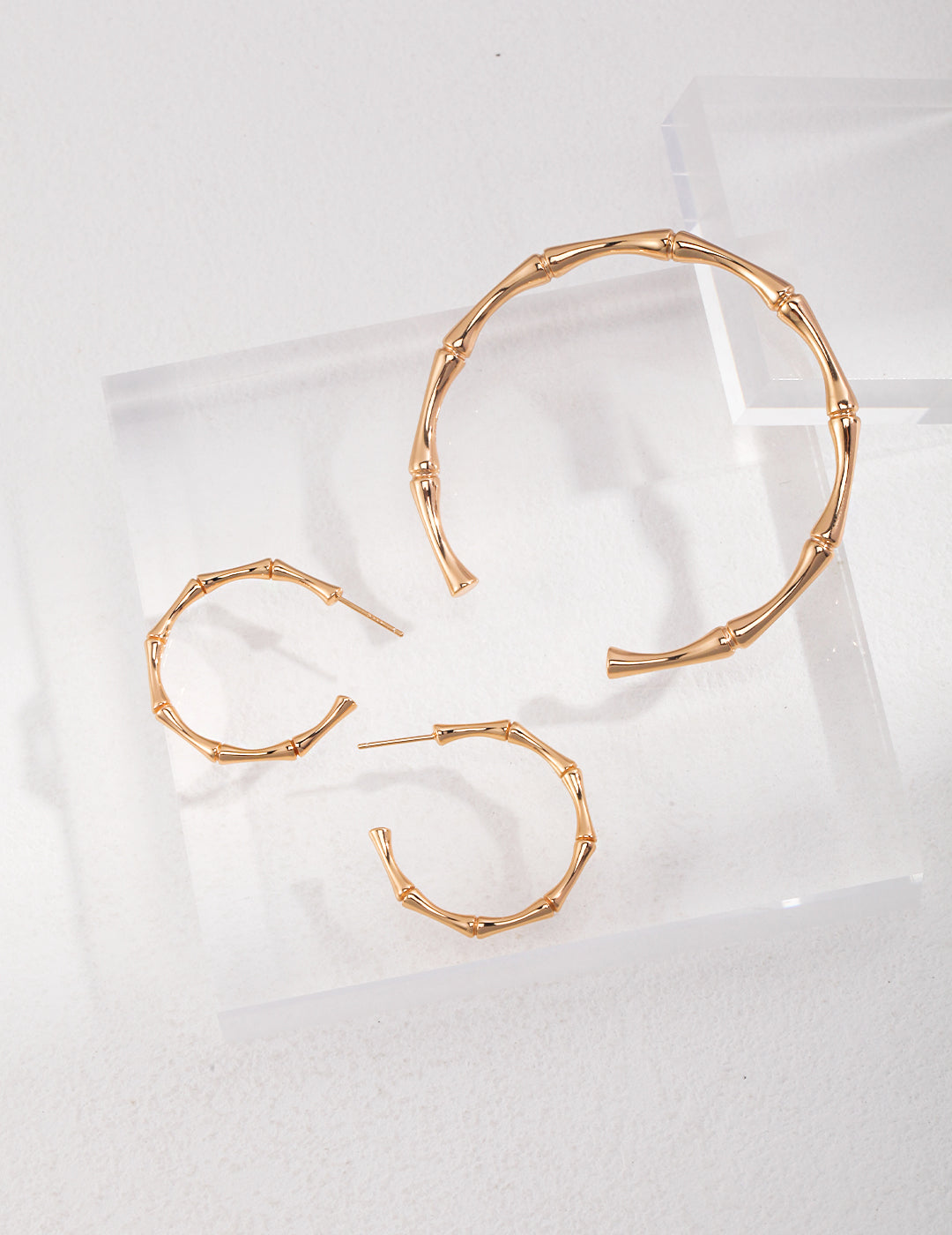 Sterling Silver Bamboo Joint Bangle Bracelet, Minimalist Elegant Chinese-Inspired Design