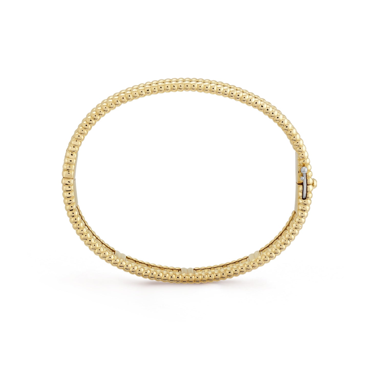 Perlee Bangle,18k Gold Plated,Inlaid Cubic Zircon