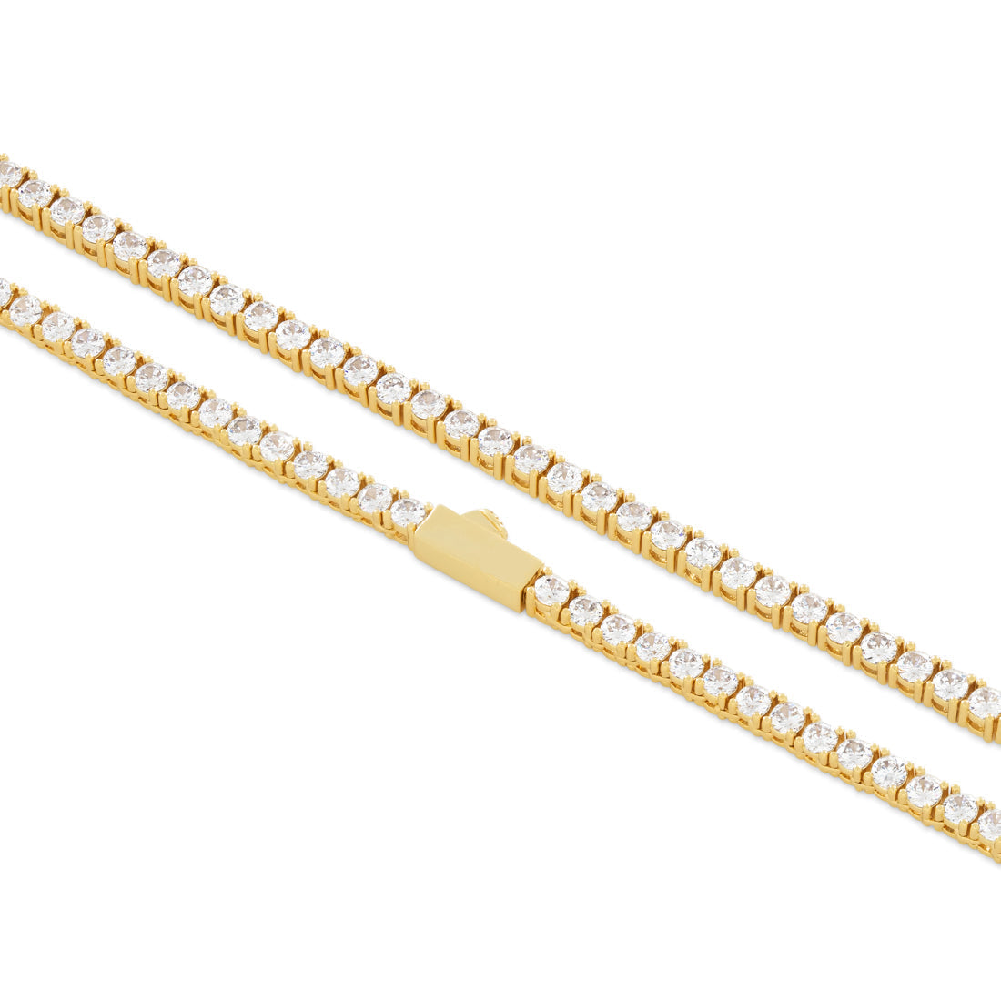 Crowned Ice 3mm Tennis Chain