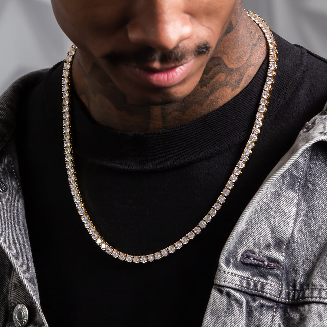 Crowned Ice 3mm Tennis Chain
