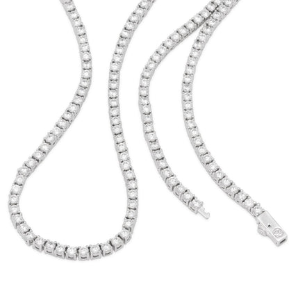 Crowned Ice 3mm Tennis Chain Choker Set