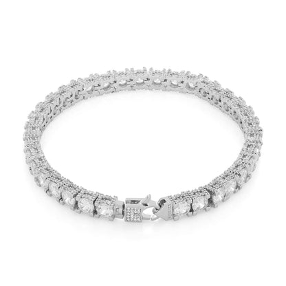 Crowned Ice 5mm Tennis Bracelet