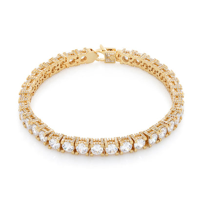 Crowned Ice 5mm Tennis Bracelet