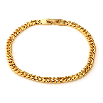 Crowned Ice 5mm Miami Cuban Link Bracelet